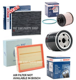 FULL BOSCH SERVICE FILTERS KIT FOR FORD MONDEO 2.0 TDCI MK5