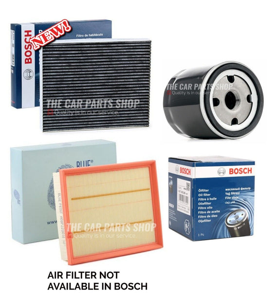 POLLEN AIR OIL FILTER BOSCH SERVICE FILTERS KIT FOR FORD MONDEO 2.0 TDCI MK5