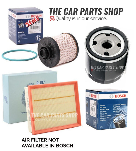 SERVICE FILTERS KIT BOSCH AIR OIL FUEL FILTER FOR FORD MONDEO 2.0 TDCI MK5