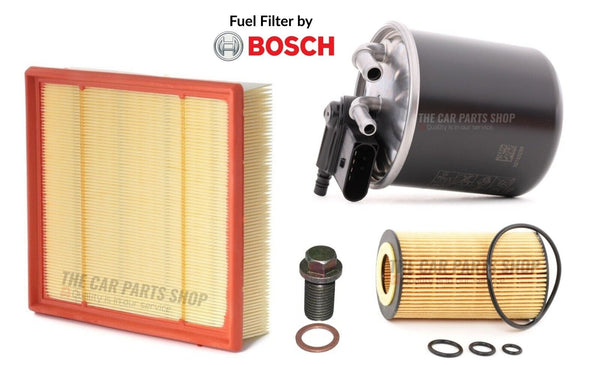 FILTER SERVICE KIT NEW FUEL OIL AIR FILTER FOR MERCEDES A-CLASS A200 D W176