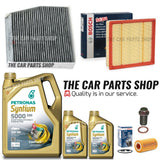 FITS MERCEDES A200 AMG 2012+ BOSCH SERVICE KIT BOSCH AIR OIL CABIN & 7L PETRONAS