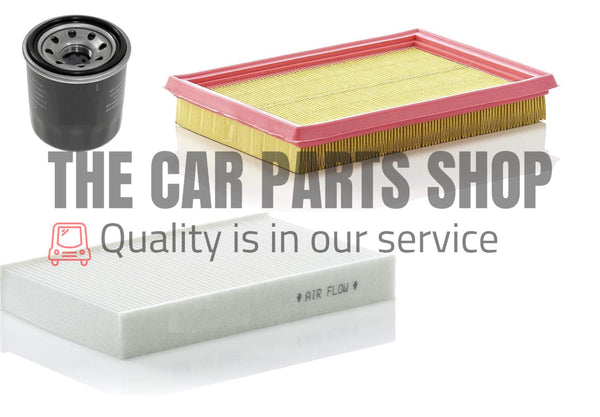 FOR NISSAN JUKE 1.6  06/10  SERVICE KIT  OIL & AIR FILTER & CABIN FILTERS