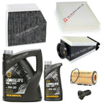 FOR MERCEDES C-CLASS C220D W205 SERVICE KIT WITH BOTH CABIN FILTERS PACKAGE
