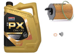 FOR VAUXHALL COMBO 1.6 MK3 18-22 SERVICE KIT OIL & 0W30 GRANVILLE 5L & PLUG