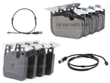 FOR BMW 4 SERIES 420D M SPORT F33 FRONT & REAR BRAKE PADS SET & TWO SENSORS