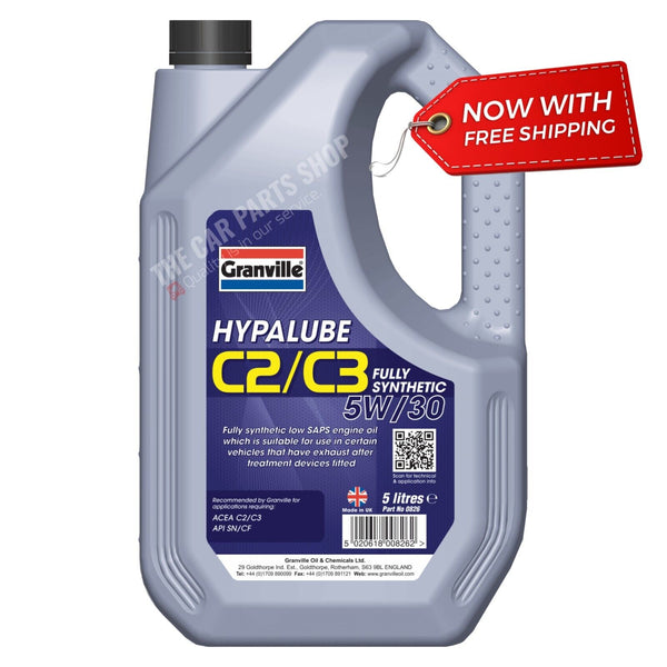 C2/C3 5L GRANVILLE HYPALUBE 5W30 FULLY SYNTHETIC MOTOR OIL ACEA: C3 & C2 SN/CF