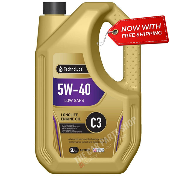 5L TECHNOLUBE 5W40 PD C3 LONGLIFE ENGINE OIL LL-04 WSS-M2C917-A VW 502 505 229.5