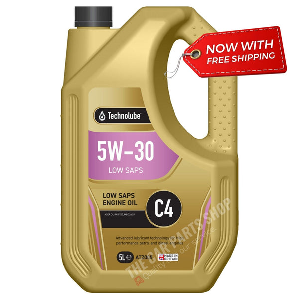 5L TECHNOLUBE 5W30 C4 LONGLIFE ENGINE OIL ACEA C4 RN 0720 MB 226.51