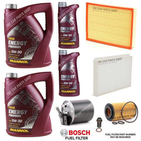 12L 5W30 OIL FULL SERVICE KIT FOR MERCEDES SPRINTER 314 CDI 2.2 VS30 907