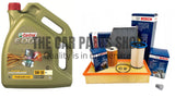 FOR AUDI Q3 2.0 TDI quattro (06/11 - 10/18) FULL BOSCH SERVICE PACKAGE CASTROL