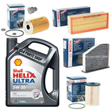 FULL BOSCH SERVICE KIT FOR AUDI A3 2.0 TDI MK2 WITH SHELL AG AND ALL BOSCH KIT