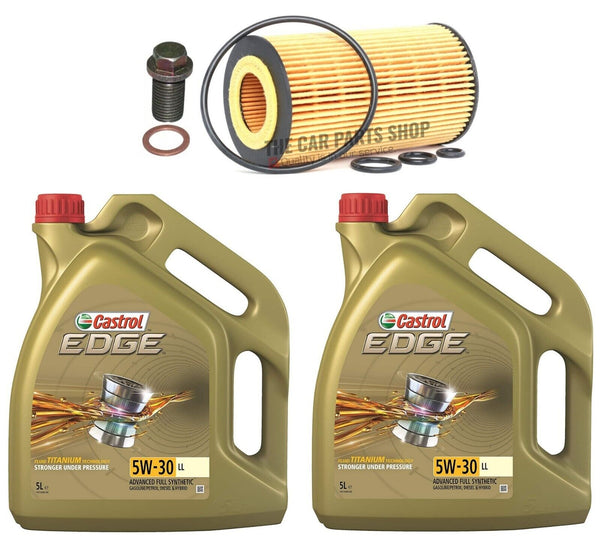 10L CASTROL AND OIL FILTER SERVICE KIT FOR MERCEDES SPRINTER 901 208 CDI SWB