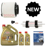FITS AUDI SQ5 3.0 TDI 12-16 BOSCH SERVICE KIT  7L CASTROL EDGE & BOSCH FILTERS