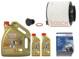 FITS AUDI SQ5 3.0 TDI 12-16 BOSCH SERVICE KIT BOSCH AIR OIL & CASTROL EDGE 7L