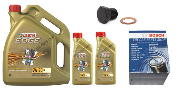 FITS AUDI SQ5 3.0 TDI 12-16 BOSCH SERVICE KIT BOSCH OIL FILTER & CASTROL EDGE 7L