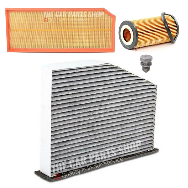 FOR VW EOS SPORT 2.0 FSI MK1 FILTER SERVICE KIT CARBON POLLEN AIR OIL FILTER NEW
