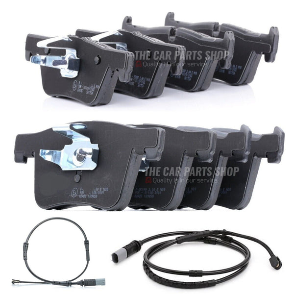 FOR BMW 420D F33 FRONT & REAR BRAKE PADS SET AND WARNING WIRES