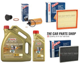 BOSCH SERVICE KIT FOR BMW 318D F30 6L CASTROL & BOSCH AIR OIL CABIN