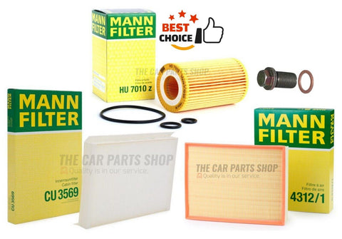POLLEN AIR OIL MANN FILTERS SERVICE KIT FOR MERCEDES SPRINTER 314 CDI
