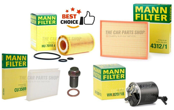 ALL NEW FILTER MANN-FILTER SERVICE KIT FOR MERCEDES SPRINTER 906 313 CDI 2.1