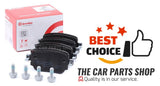 FOR AUDI Q3 2.0 TFSI 8U GENUINE BREMBO REAR BRAKE PADS SET FITS 300MM DISCS