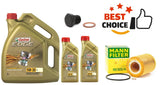 FITS BMW 330i E46 PETROL MANN SERVICE KIT 7L CASTROL 5W30 & MANN OIL FILTER KIT