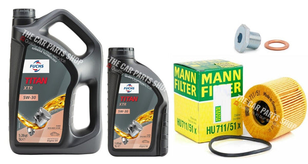 FOR FORD MONDEO MK4 2.0 DIESEL TDCI SERVICE KIT 6L FUCHS & MANN OIL FILTER