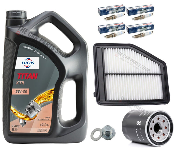 FOR HONDA CIVIC 1.8 I-VTEC EX GT FK27 SERVICE KIT WITH BOSCH SPARK PLUGS X 4