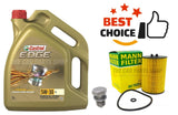 FITS VW GOLF MK7 GTD 2.0 DIESEL 12-16 MANN SERVICE KIT 5L CASTROL & FILTER