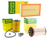 FITS VW GOLF MK7 GTD 2.0 DIESEL 12-16 FUEL OIL & AIR MANN SERVICE FILTER KIT