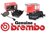 FOR VW GOLF 1.0 TSI MK7 DRILLED GROOVED BREMBO DISCS AND BREMBO PADS NEW