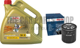 Oil filter Service for  VOLKSWAGEN POLO 1.4 TDI (03/14 - 10/17) 4L Castrol Bosch