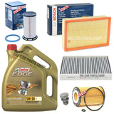 FITS VW TIGUAN TDI MK2 FULL BOSCH SERVICE KIT WITH 5L CASTROL EDGE LL ENGINE OIL