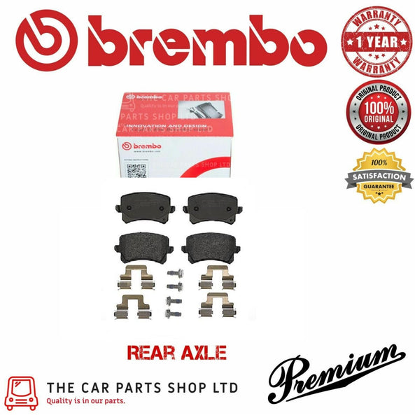 TO FIT VOLKSWAGEN PASSAT 1.6 TDI 08/10 - 12 REAR BREMBO BRAKE PADS GENUINE PADS