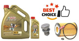 FOR VW TIGUAN 2.0 TDI R-LINE BOSCH SERVICE KIT BOSCH OIL FILTER & CASTROL OIL 6L