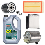 FITS NISSAN NV200 1.5 DCI 2009+ SERVICE KIT COMPLETE KIT WITH 5L C4 5W30 OIL