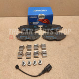 FOR VW GOLF 2.0 TDI MK8 PAGID FRONT  BRAKE PADS SET WITH SENSOR & CLIPS NEW