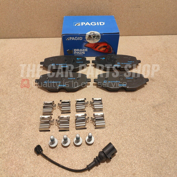FOR VW GOLF 2.0 TDI MK8 PAGID FRONT  BRAKE PADS SET WITH SENSOR & CLIPS NEW