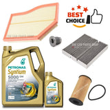 FOR MERCEDES A180D W177 1.5 DIESEL 2018+ SERVICE KIT PETRONAS 6L AIR POLLEN OIL