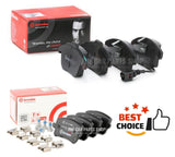 FOR VW TIGUAN 2.0 TDI MK1 BREMBO FRONT AND REAR BRAKE PADS SET BRAND NEW