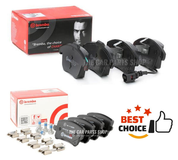 FOR VW TIGUAN 2.0 TDI MK1 BREMBO FRONT AND REAR BRAKE PADS SET BRAND NEW