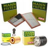 MANN OIL AIR FUEL FILT SERVICE FILTERS KIT FOR MERCEDES E280 3.0 CDI SPORT 02-11