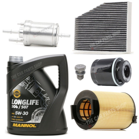 FOR SKODA YETI 1.2 TSI MK1 FULL SERVICE KIT WITH 5L MANNOL 504-507 ENGINE OIL
