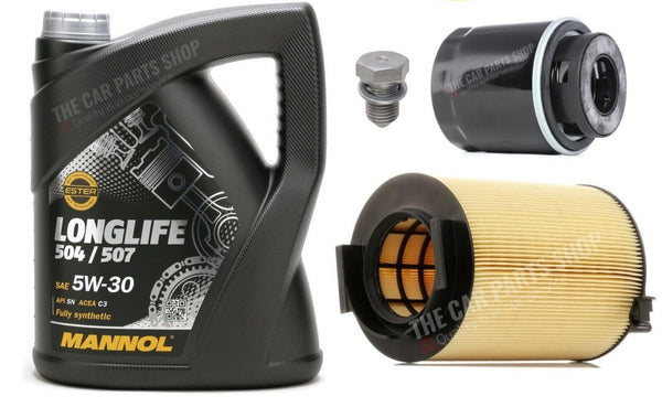 FOR SKODA YETI 1.2 TSI MK1 SERVICE KIT AIR AND OIL FILTER & 5L MANNOL 5W30 KIT