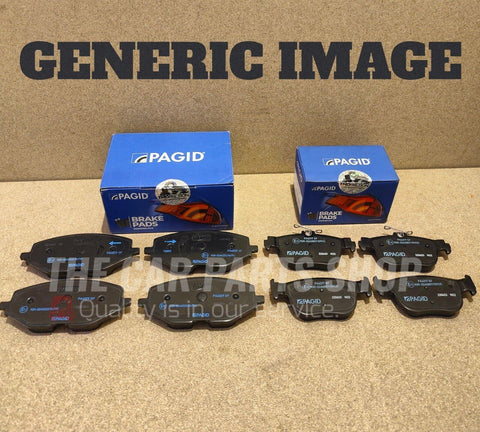 FOR AUDI S4 QUATTRO 4.2 V8 8E PAGID FRONT REAR BRAKE PADS SETS + TWO SENSORS