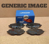 FOR AUDI S4 QUATTRO 4.2 V8 8E PAGID FRONT BRAKE PADS WITH TWO ATTACHED SENSORS