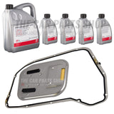 FOR AUDI SQ5 3.0 TDI V6 MK1 AUTO GEARBOX SERVICE KIT 9L ATF FLUID FILTER GASKET