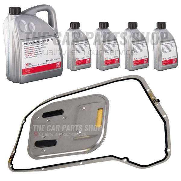 FOR AUDI SQ5 3.0 TDI V6 MK1 AUTO GEARBOX SERVICE KIT 9L ATF FLUID FILTER GASKET