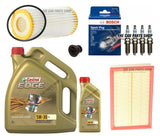 FOR VW ARTEON 2.0 TSI MK1 SERVICE KIT 6L CASTROL WITH AIR OIL SPARK PLUGS BOSCH