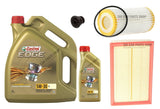 FOR VW ARTEON 2.0 TSI MK1 SERVICE KIT AIR AND OIL FILTER WITH 6L CASTROL EDGE OE